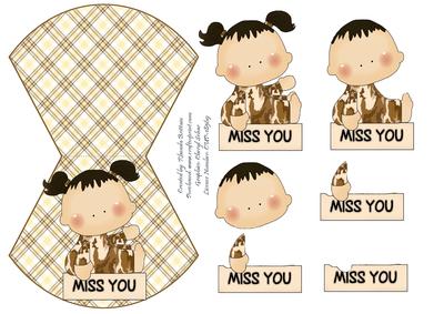 Miss You Camo Tot Brown Wobble