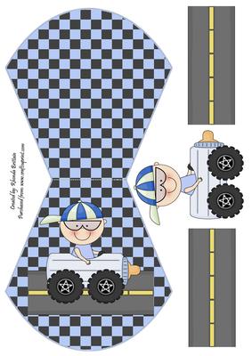 Bottle Racer Blue Wobble