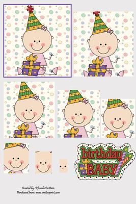 Birthday Baby Girl Pyramid