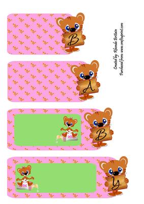 Tigeriffic Baby Girl Book Sheet