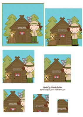 Forest Ranger Girl Pyramid