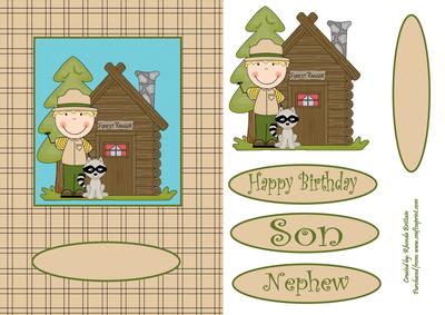 Forest Ranger Boy Card Front