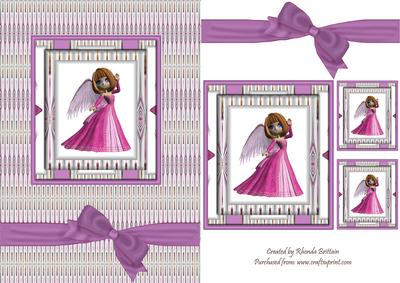 Pink Cookie Angel Cardfront