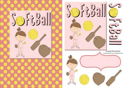 Softball Card Front