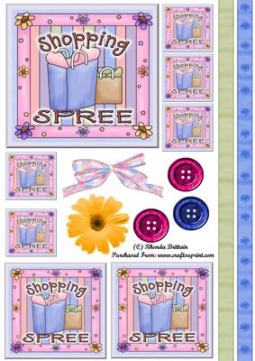 Spending Spree Topper Sheet