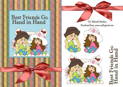 Best Friends Go Hand in Hand Card Front