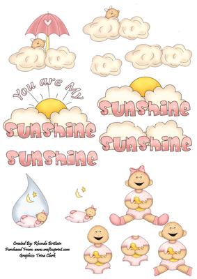 Baby Girl Book Sheet Page 2