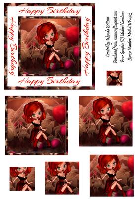 Strawberry Fields Birthday Cardfront