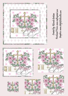 Christening/baptism Girl Card Front