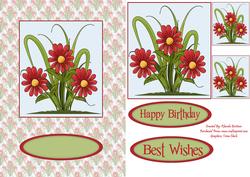 Beautiful Flower Card Front