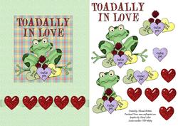 Toadally in Love Card Front