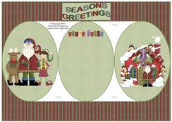 Seasons Greetings Tri Shutter
