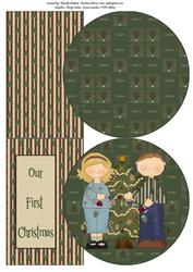 Our First Christmas Cut & Fold