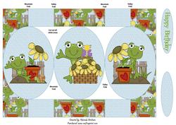 Sunflower Frogs Tri Shutter