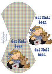 Get Well Soon Bumpkin Wobble Card