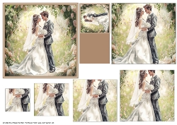 Wedding Day Pyramid Card 