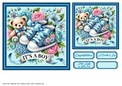 Its A Boy Topper