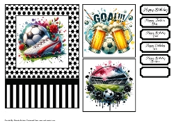 Soccer Card 7x5