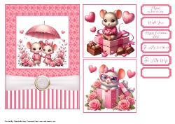 Happy Anniversary 2 Card 7x5