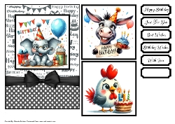 cup1373882_40 - Happy Birthday 1 Card Front 7x5