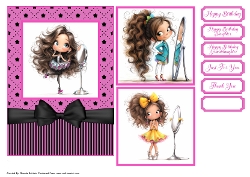 Fashionista Card Front 7x5