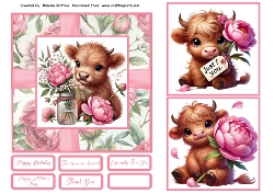 Just For You Card Front 6x6