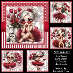Tulips and Wine Mini Kit 7x7