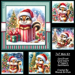 Chipmunks Christmas 1 Mini Kit 7x7