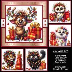 Christmas Animals 1 Mini Kit 7x7