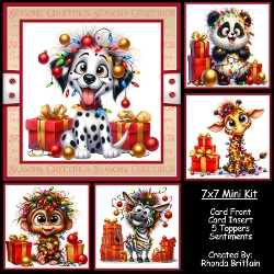 Christmas Animals 2 Mini Kit 7x7