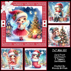 Christmas Fairies 2 Mini Kit 7x7