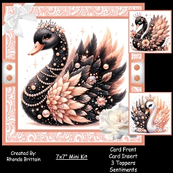 A Beautiful Swan Mini Kit 7x7