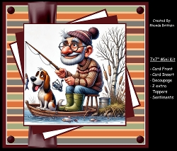 Gone Fishing Mini Kit 7x7