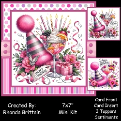 Image of cup1381363_40 - Cocktails and Presents Mini Kit 7x7