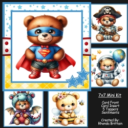 Teddy and Friends Mini Kit 7x7
