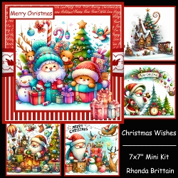 Merry Christmas Mini Kit 7x7