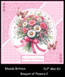 Bouquet of Flowers 2 Mini Kit 7x7