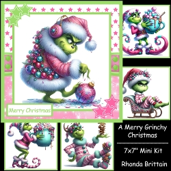 A Merry Grinchy Christmas Mini Kit 7x7