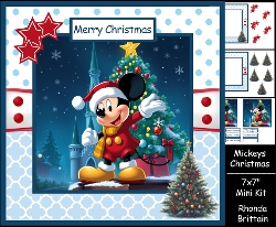Mickeys Christmas Mini Kit 7x7
