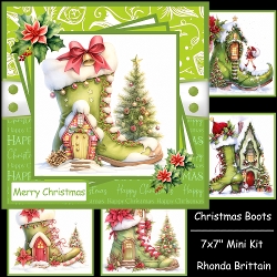 Christmas Boots Mini Kit 7x7