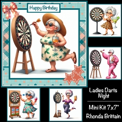 cup1388165_40 - Ladies Darts Night Mini Kit 7x7