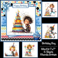 Birthday Boy Mini Kit 7x7