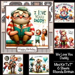 We Love You Daddy Mini Kit 7x7