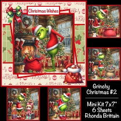 Image of cup1389014_40 - Grinchy Christmas #2 Mini Kit 7x7