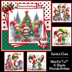 Santas Elves Mini Kit 7x7