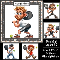 PickleBall Legend #2 Mini Kit 7x7