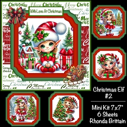 Christmas Elf #2 Mini Kit 7x7