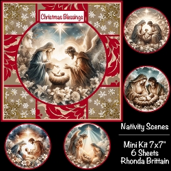 Nativity Scenes Mini Kit 7x7
