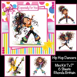 Hip Hop Dancers Mini Kit 7x7