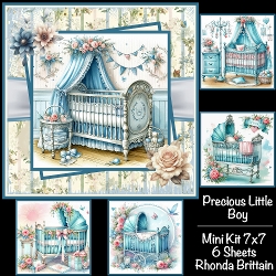 Precious Little Boy Mini Kit 7x7